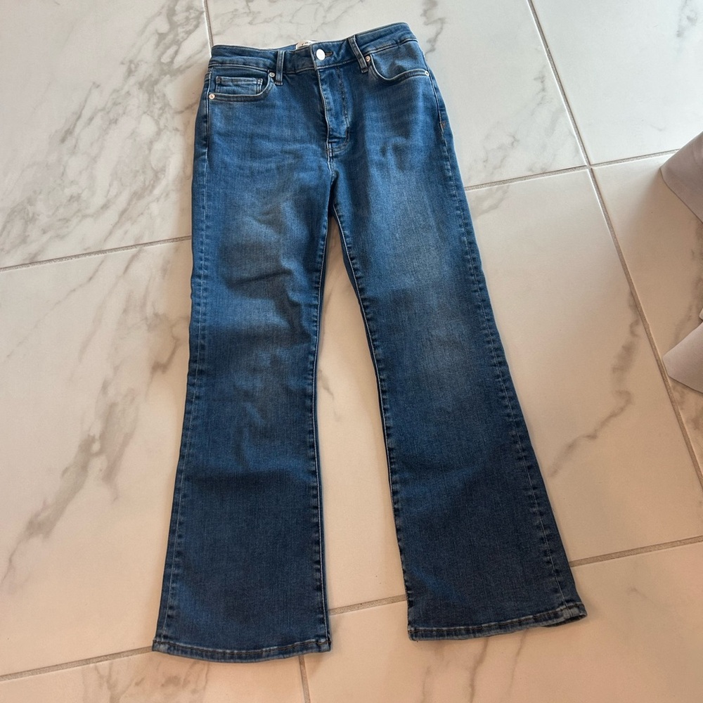 Frame Denim Blue Flare Jeans